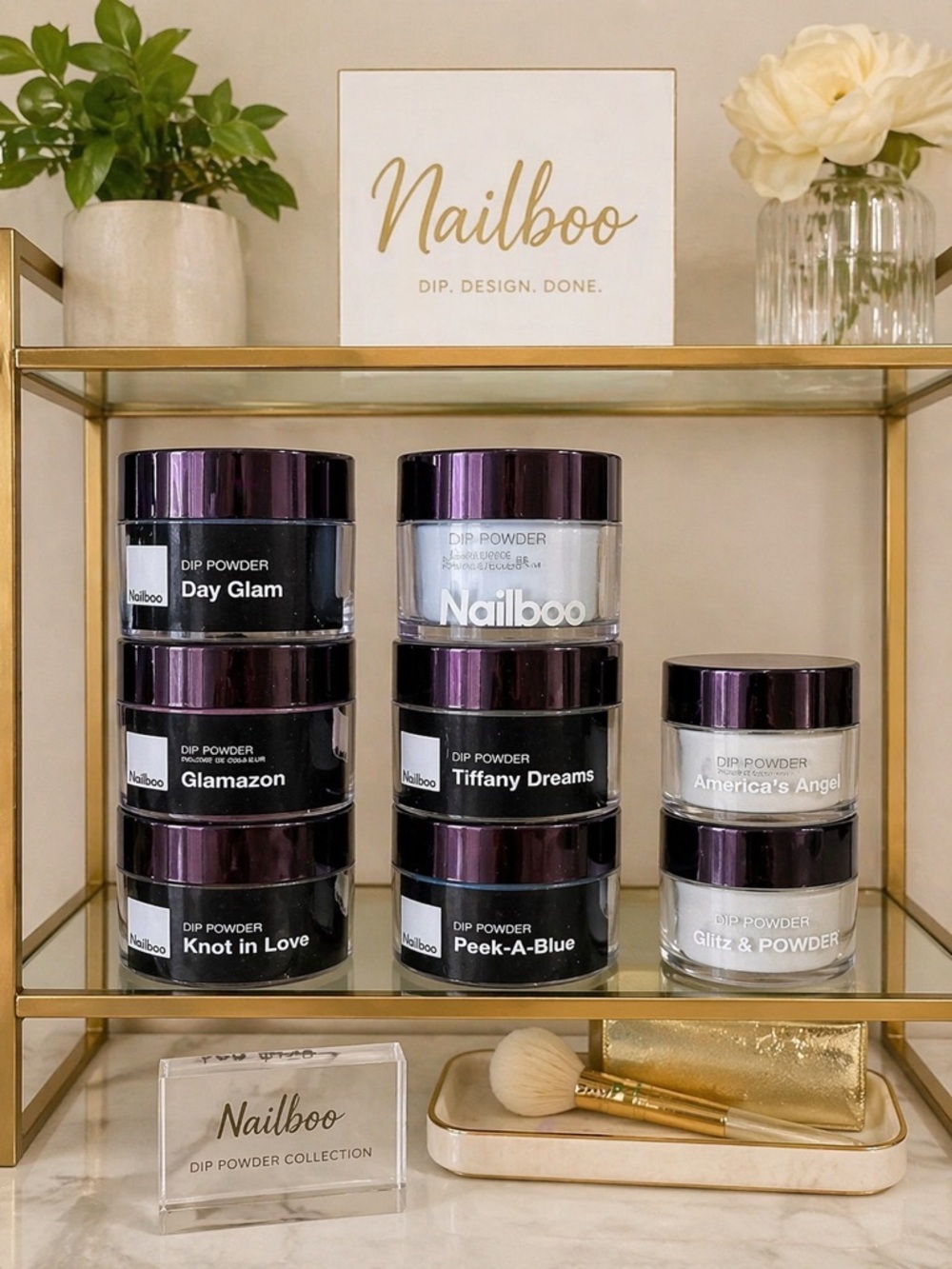 Unused/Brand new Nailboo DIP Powder Collection